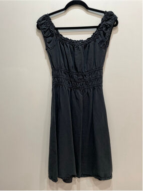 Thread & Supply Milkmaid Smocked Waist Dress M Dark Romantic Fairy Grunge